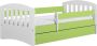 Kocot Kids Bed classic 1 groen met lade met matras 140 80 Kinderbed Groen - Thumbnail 2