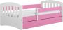 Kocot Kids Bed classic 1 roze met lade zonder matras 180 80 Kinderbed Roze - Thumbnail 2