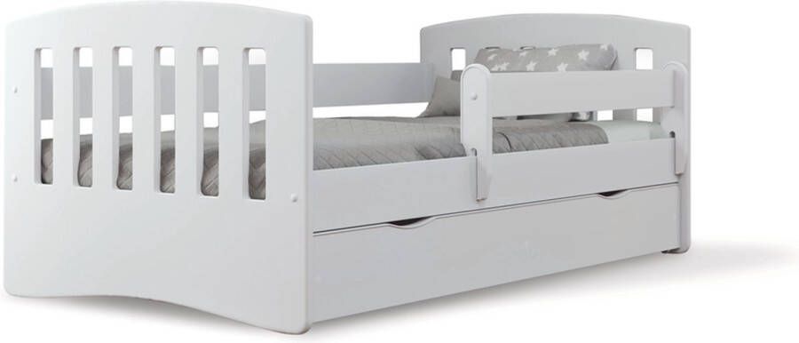 Kocot Kids Bed classic 1 wit zonder lade zonder matras 160 80 Kinderbed Wit
