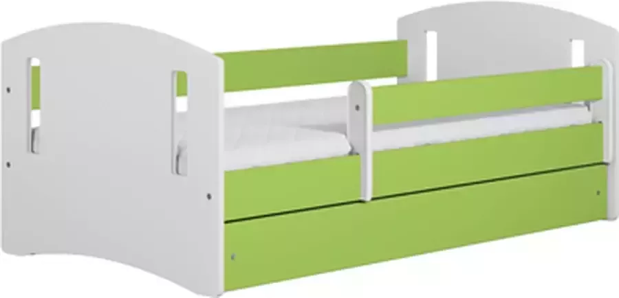 Kocot Kids Bed Classic 2 groen zonder lade zonder matras 180 80 Kinderbed Groen