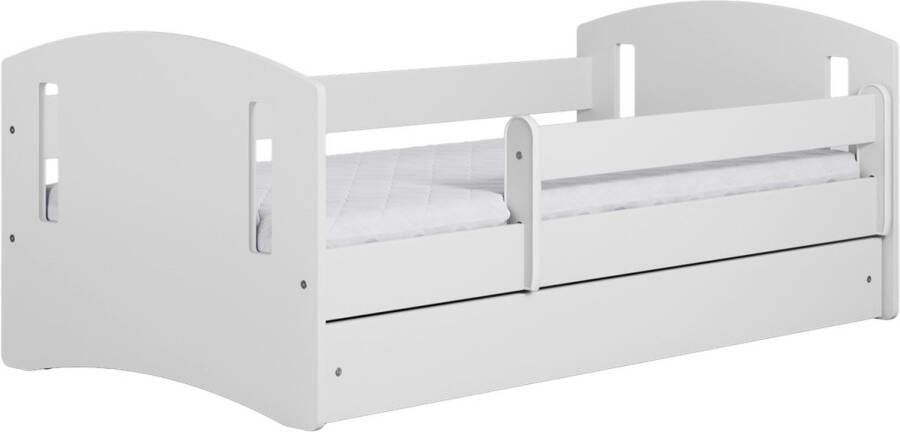Kocot Kids Bed classic 2 wit zonder lade met matras 180 80 Kinderbed Wit