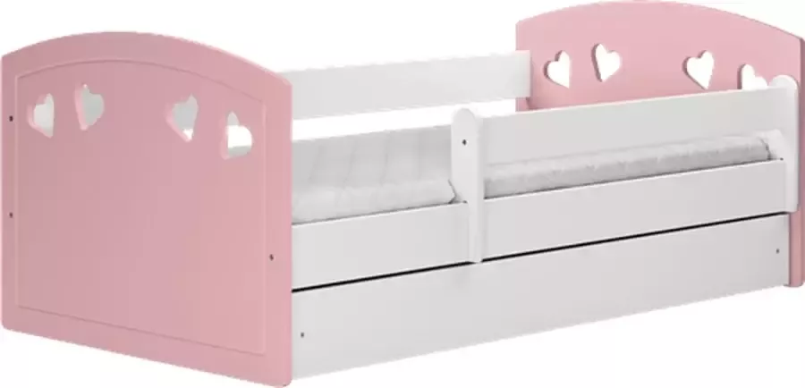 Kocot Kids Bed Julia lichtroze zonder lade zonder matras 140 80 Kinderbed Roze