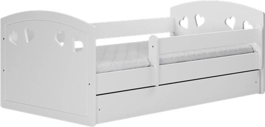 Kocot Kids Bed Julia wit met lade met matras 140 80 Kinderbed Wit