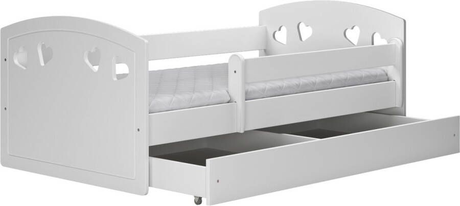 Kocot Kids Bed Julia wit met lade zonder matras 160 80 Kinderbed Wit