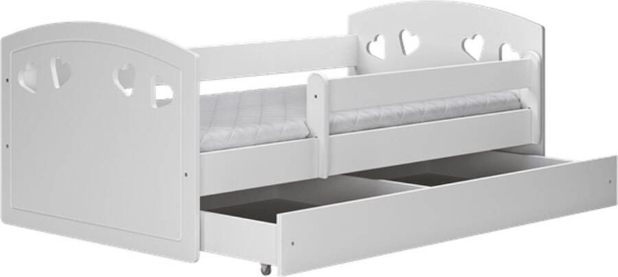 Kocot Kids Bed Julia wit met lade zonder matras 180 80 Kinderbed Wit