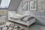 Kocot Kids Bed Kacper wit zonder lade zonder matras 160 80 Kinderbed Wit - Thumbnail 1