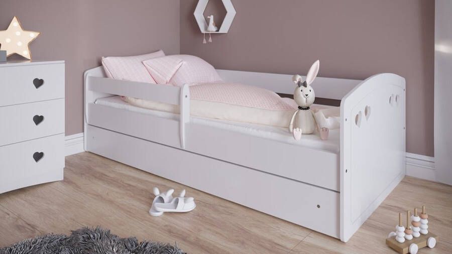 Kocot Kids Bed lilly lichtroze zonder matras 160 80 Kinderbed Roze