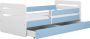 Kocot Kids Bed Tomi blauw met lade met matras 160 80 Kinderbed Blauw - Thumbnail 2