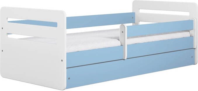 Kocot Kids Bed Tomi blauw zonder lade met matras 180 80 Kinderbed Blauw