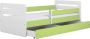 Kocot Kids Bed Tomi groen met lade met matras 160 80 Kinderbed Groen - Thumbnail 2