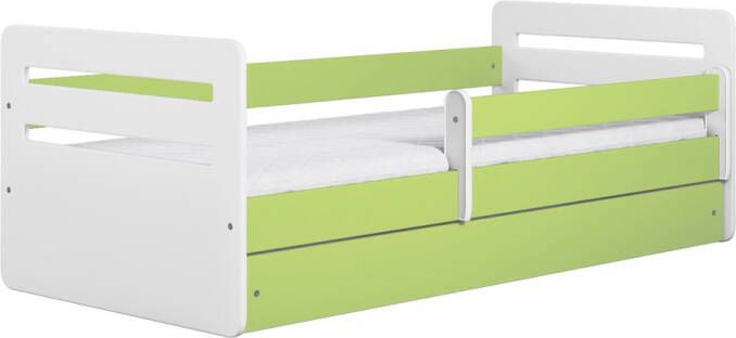 Kocot Kids Bed Tomi groen zonder lade met matras 180 80 Kinderbed Groen