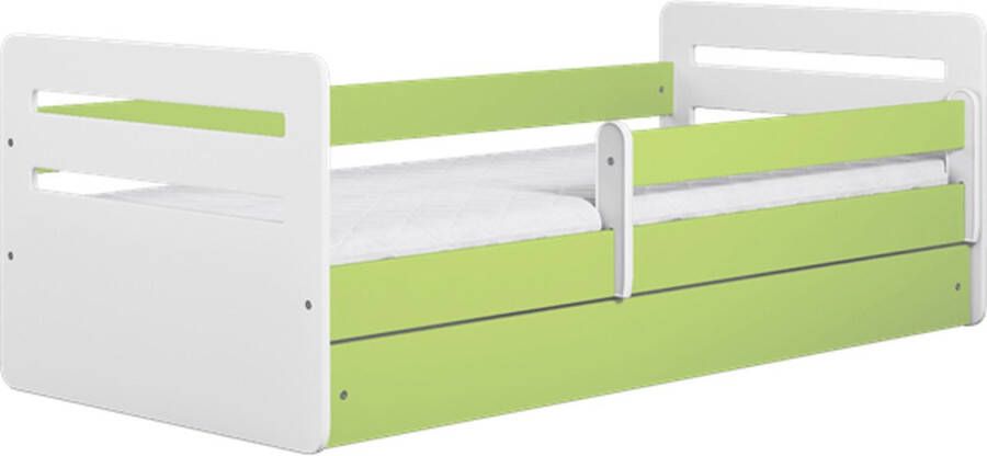 Kocot Kids Bed Tomi groen zonder lade zonder matras 140 80 Kinderbed Groen