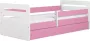 Kocot Kids Bed Tomi roze met lade zonder matras 180 80 Kinderbed Roze - Thumbnail 1