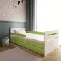 Kocot Kids Bed Tomi grijs zonder lade met matras 160 80 Kinderbed Grijs - Thumbnail 1