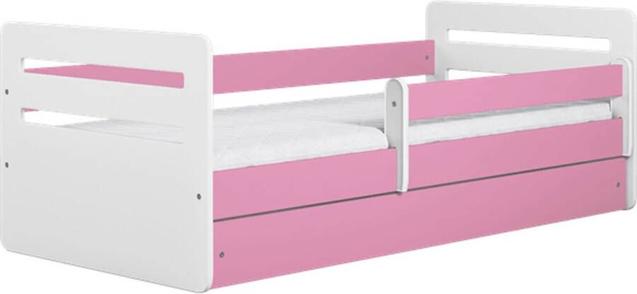 Kocot Kids Bed Tomi roze zonder lade met matras 160 80 Kinderbed Roze