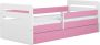 Kocot Kids Bed Tomi roze zonder lade met matras 180 80 Kinderbed Roze - Thumbnail 2