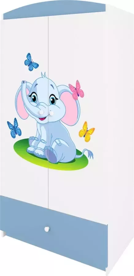 Kocot Kids Garderobe babydreams blauw baby olifant