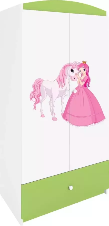Kocot Kids Garderobe babydreams groen prinses en paard