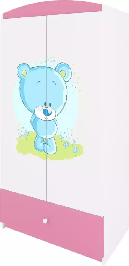 Kocot Kids Garderobe babydreams roze blauwe teddybeer