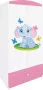 Kocot Kids Kledingkast babydreams roze babyolifant Halfhoge kast Roze - Thumbnail 1