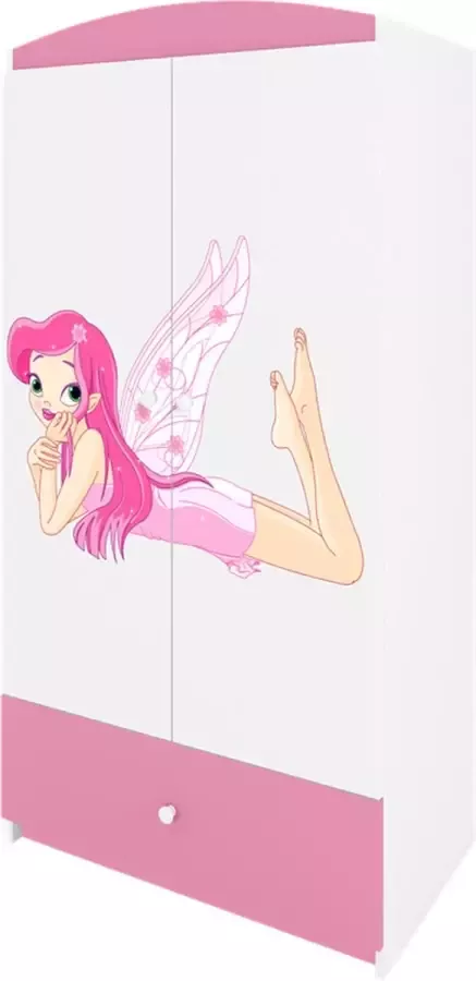 Kocot Kids Kledingkast babydreams roze fee met vleugels Halfhoge kast Roze