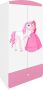Kocot Kids Kledingkast babydreams roze prinses paard Halfhoge kast Roze - Thumbnail 2