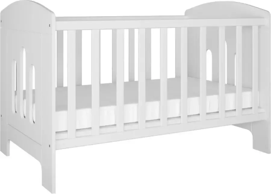 Kocot Kids Babybed classic 2 wit zonder lade zonder matras 124 66 Kinderbed Wit
