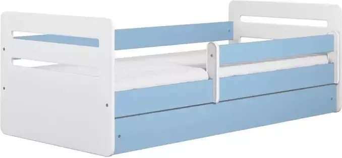 Kiddosworld Kocot Tomi Bed blauw met lade & matras 140 80