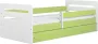 Kocot Kids Bed Tomi groen met lade zonder matras 140 80 Kinderbed Groen - Thumbnail 1