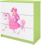 Kocot Kids Ladekast babydreams groen prinses op paard Halfhoge kast Groen - Thumbnail 2