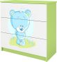 Kocot Kids Ladekast Babydreams groen teddybeer Halfhoge kast Groen - Thumbnail 2