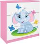 Kocot Kids Ladekast babydreams roze babyolifant Halfhoge kast Roze - Thumbnail 2