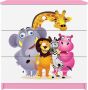 Kocot Kids Ladekast babydreams roze dierentuin Halfhoge kast Roze - Thumbnail 2