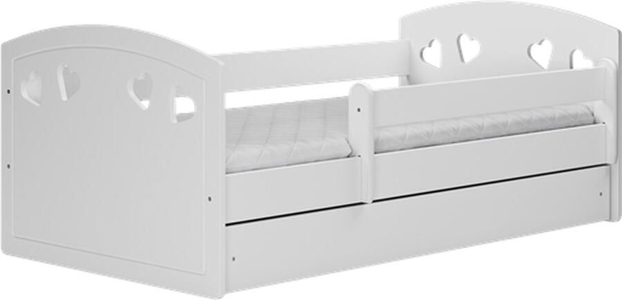 Kocot Kids Bed Julia wit met lade met matras 180 80 Kinderbed Wit