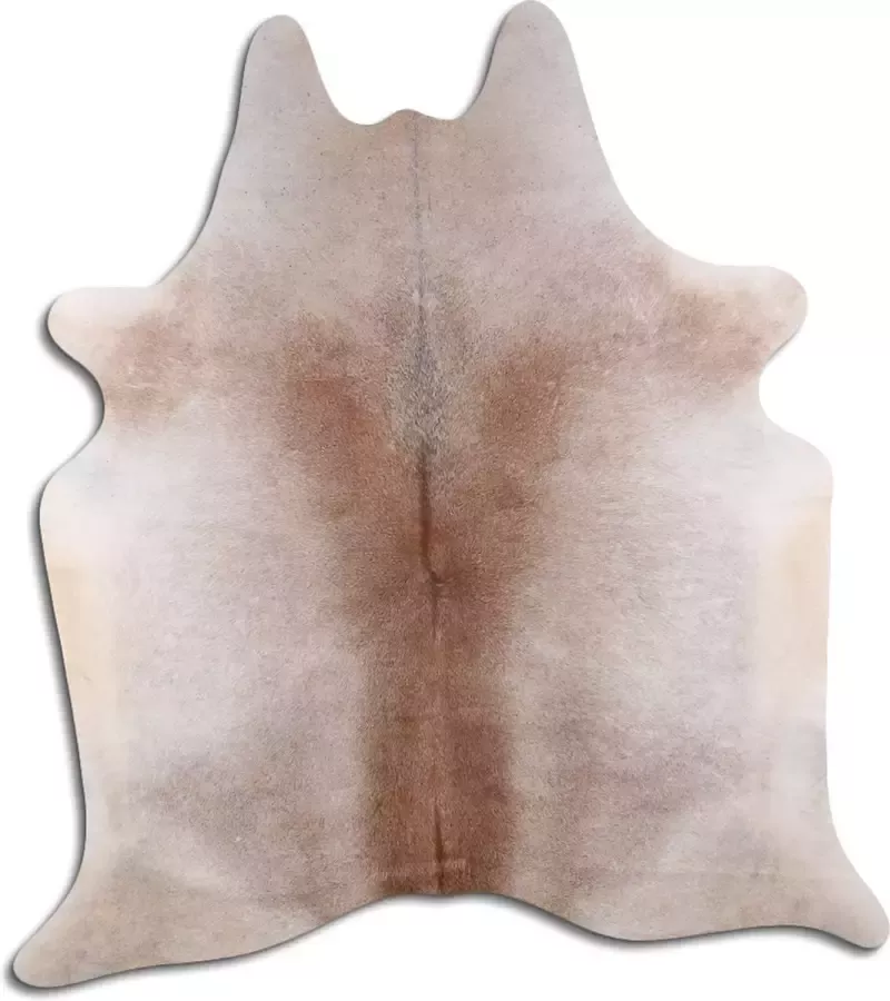Koeienhuidenkopen Koeienhuid Vloerkleed XL Braziliaans Tan Grey 220x190 A+ Dikke Zware Kwaliteit Koeienhuiden Verschuift en Krult niet - Foto 2