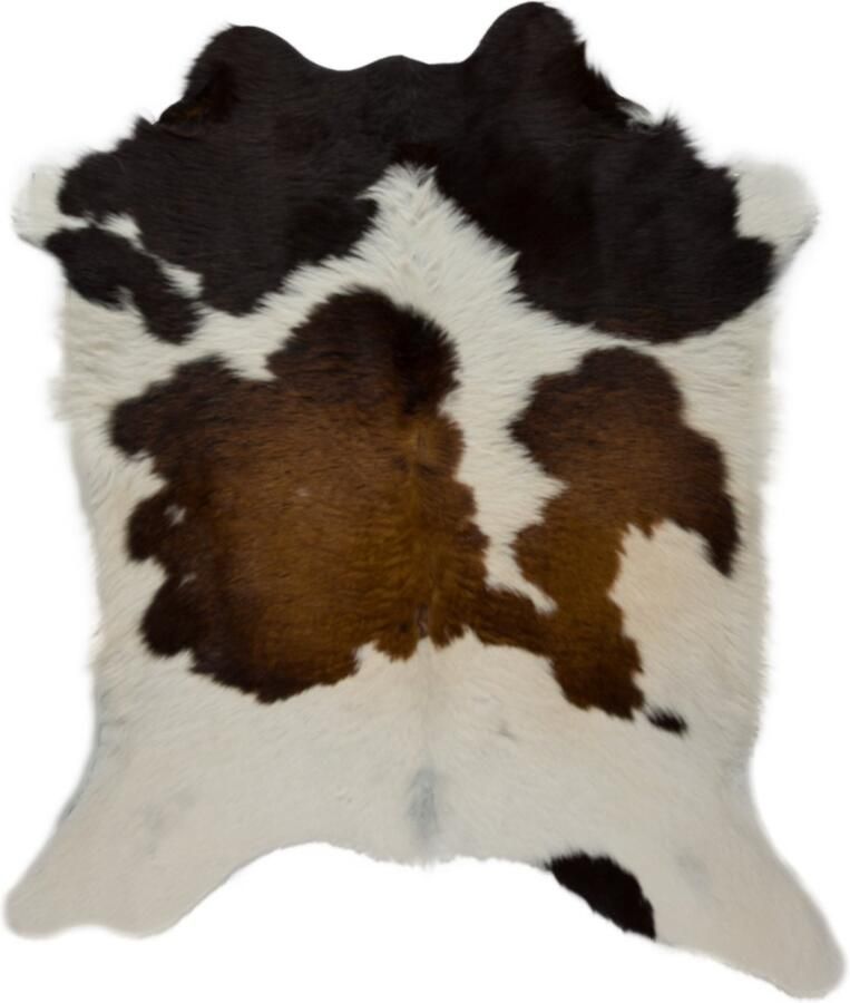 Koeienhuidkopen.nl Tricolor kalfshuid Tricolore kalfsvel Mini koeienhuid Tricolour Decoratief kleine dierenhuid Klein dierenvel woonkamer salontafel