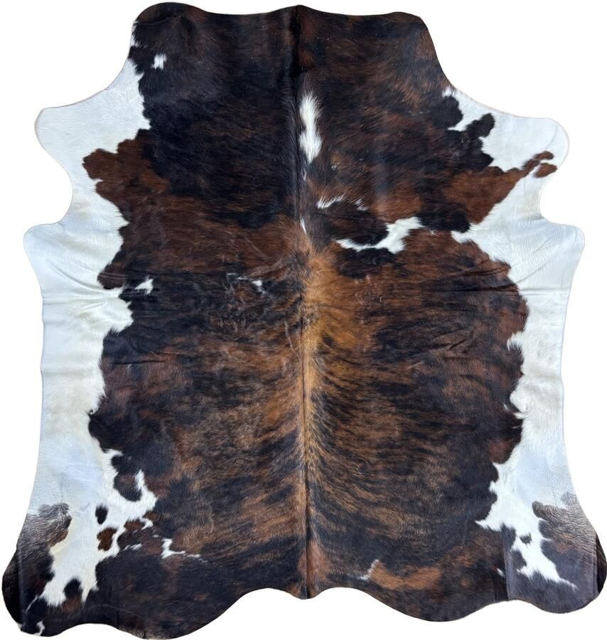Koeienhuidvloerkleed.nl Koeienhuid Vloerkleed 214 cm x 203 cm Koeienkleed Koeienvel Dierenvel Dierenhuid Tapijt - Foto 2