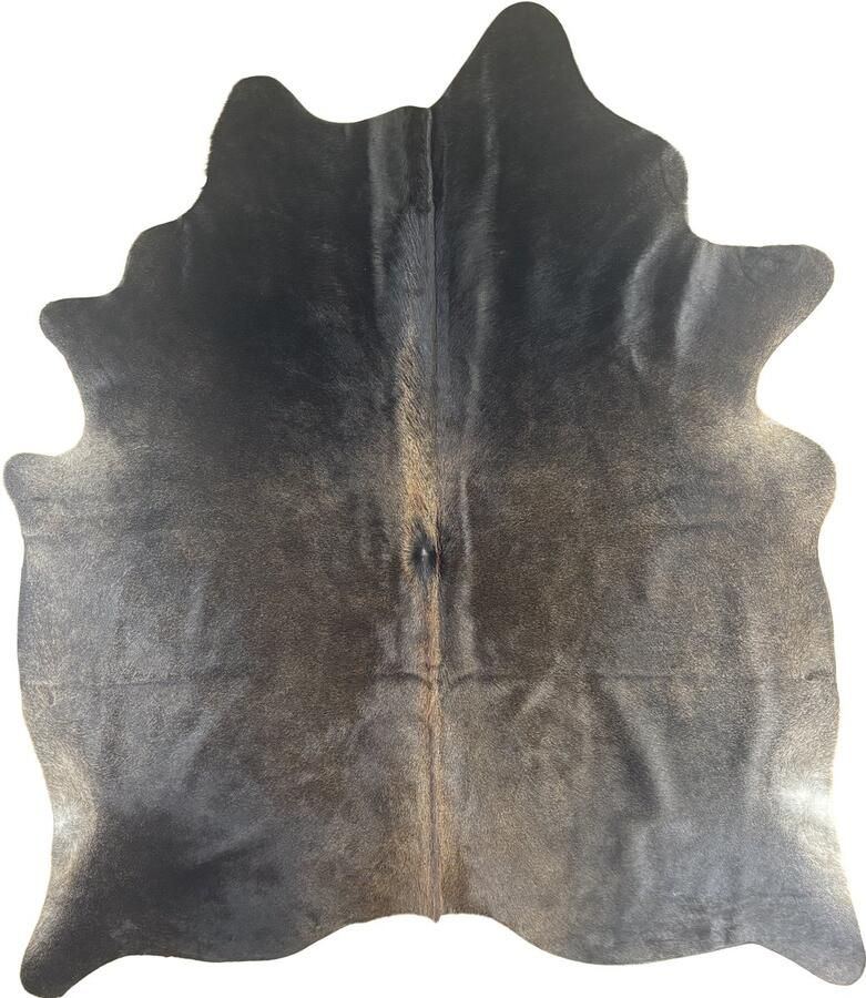 Koeienhuidvloerkleed.nl Koeienhuid Vloerkleed 217 cm x 188 cm Koeienkleed Koeienvel Dierenvel Dierenhuid Tapijt - Foto 2