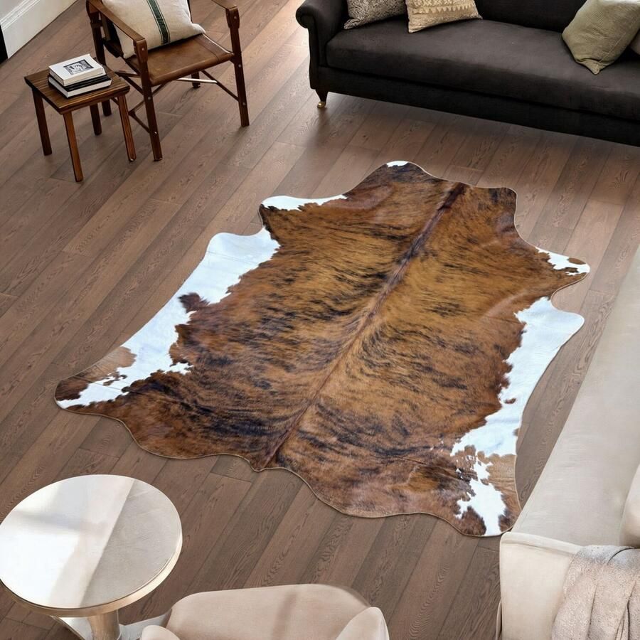 Koeienhuidvloerkleed.nl Koeienhuid Vloerkleed 220 cm x 192 cm Koeienkleed Koeienvel Dierenvel Dierenhuid Tapijt