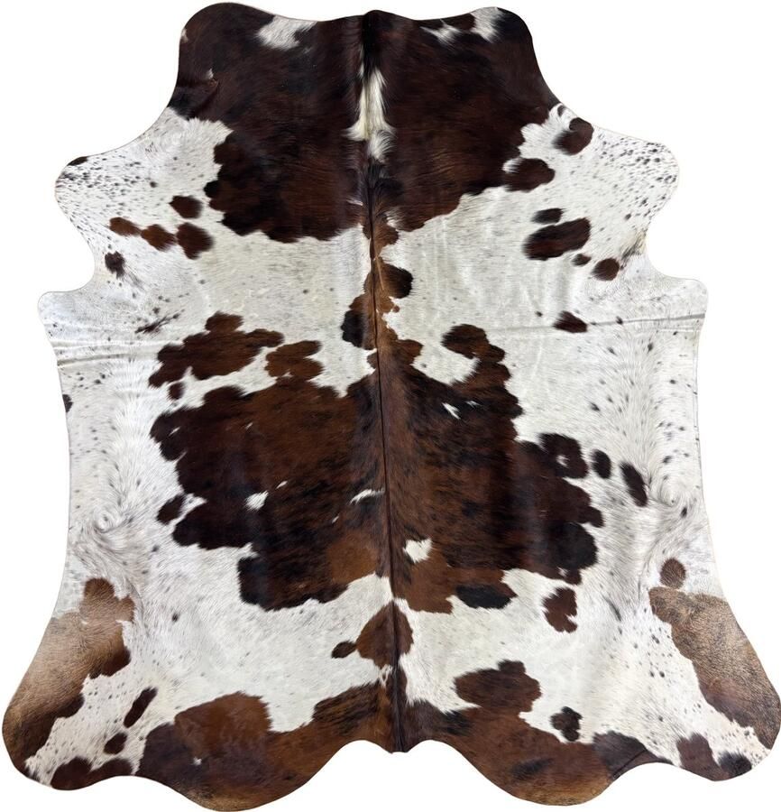 Koeienhuidvloerkleed.nl Koeienhuid Vloerkleed 220 cm x 212 cm Koeienkleed Koeienvel Dierenvel Dierenhuid Tapijt - Foto 2