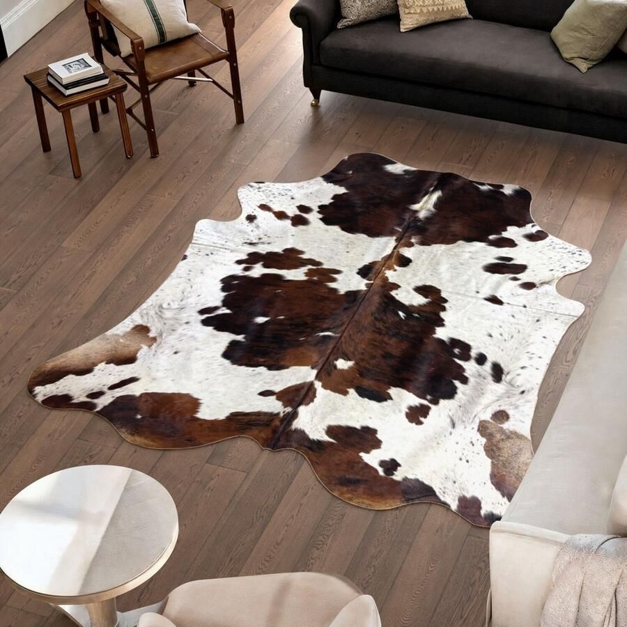 Koeienhuidvloerkleed.nl Koeienhuid Vloerkleed 220 cm x 212 cm Koeienkleed Koeienvel Dierenvel Dierenhuid Tapijt