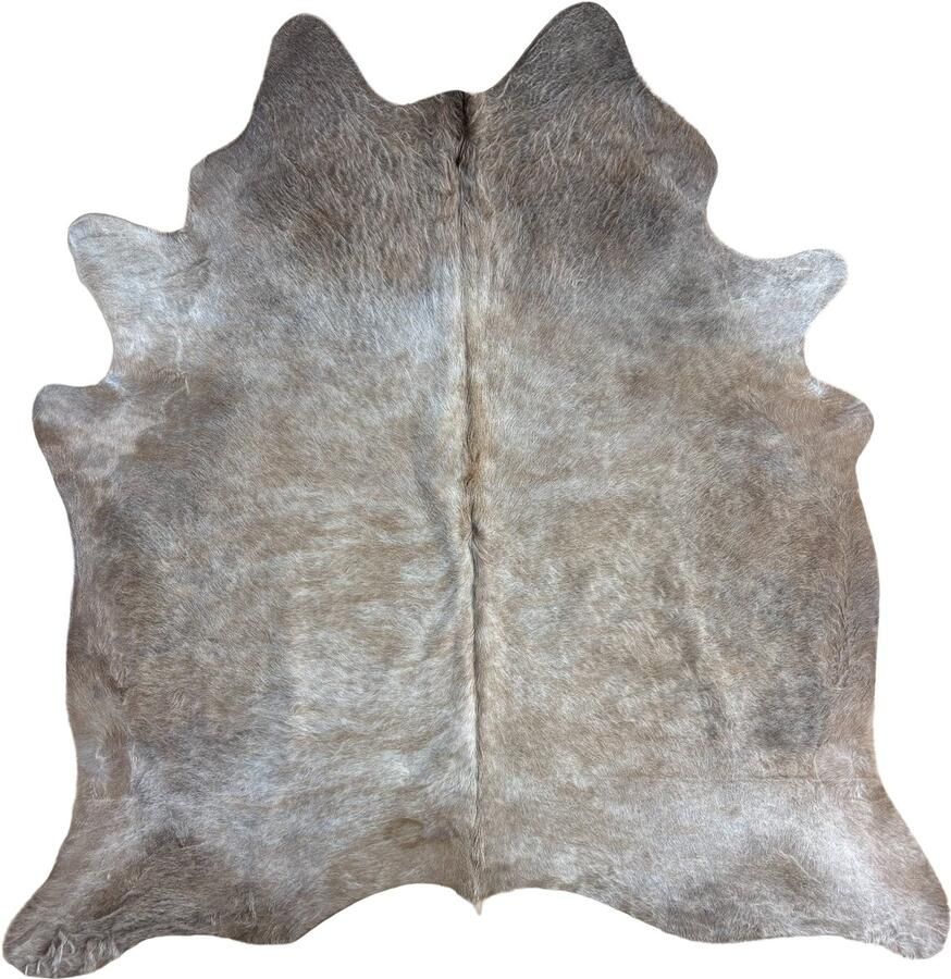 Koeienhuidvloerkleed.nl Koeienhuid Vloerkleed 221 cm x 215 cm Koeienkleed Koeienvel Dierenvel Dierenhuid Tapijt - Foto 2