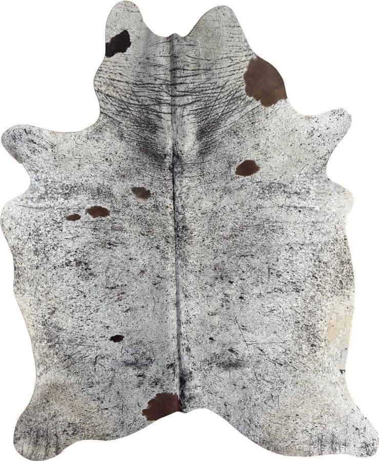 Koeienhuidvloerkleed.nl Koeienhuid Vloerkleed 222 cm x 183 cm Koeienkleed Koeienvel Dierenvel Dierenhuid Tapijt - Foto 2