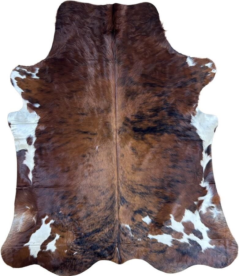 Koeienhuidvloerkleed.nl Koeienhuid Vloerkleed XL (Groot) Beige 229 x 211 cm Koeienkleed Koeienvel Dierenvel Dierenhuid Koehuid Tapijt - Foto 3