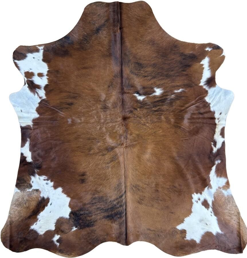 Koeienhuidvloerkleed.nl Koeienhuid Vloerkleed 223 cm x 214 cm Koeienkleed Koeienvel Dierenvel Dierenhuid Tapijt - Foto 2