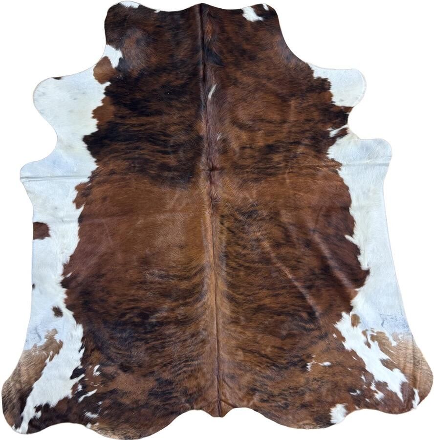 Koeienhuidvloerkleed.nl Koeienhuid Vloerkleed 223 cm x 220 cm Koeienkleed Koeienvel Dierenvel Dierenhuid Tapijt - Foto 2