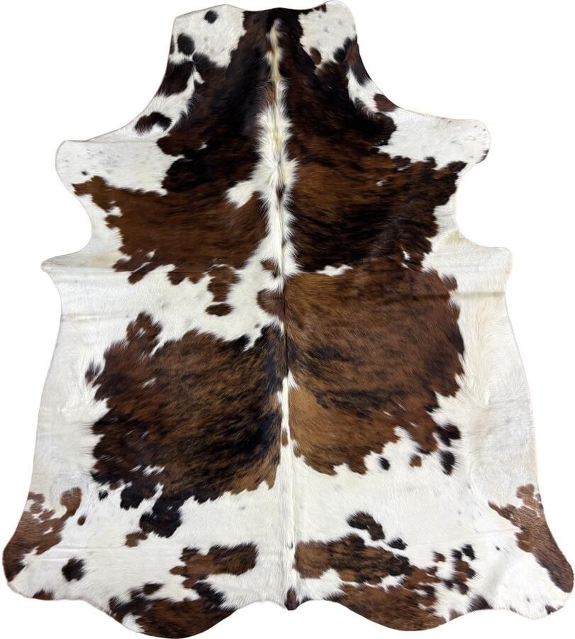 Koeienhuidvloerkleed.nl Koeienhuid Vloerkleed 224 cm x 202 cm Koeienkleed Koeienvel Dierenvel Dierenhuid Tapijt - Foto 2