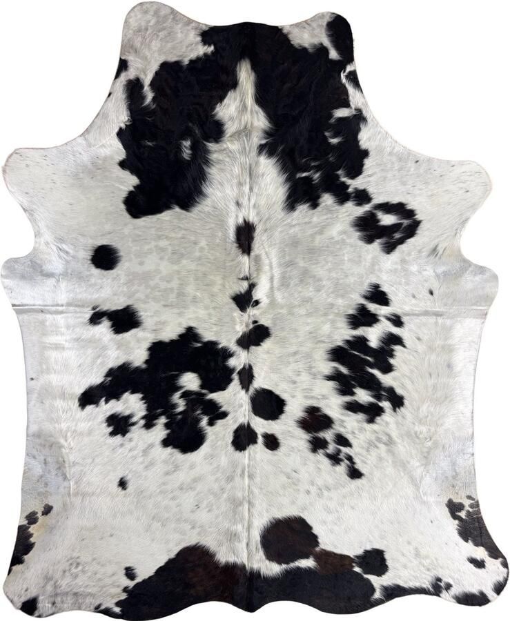 Koeienhuidvloerkleed.nl Koeienhuid Vloerkleed 226 cm x 186 cm Koeienkleed Koeienvel Dierenvel Dierenhuid Tapijt - Foto 2