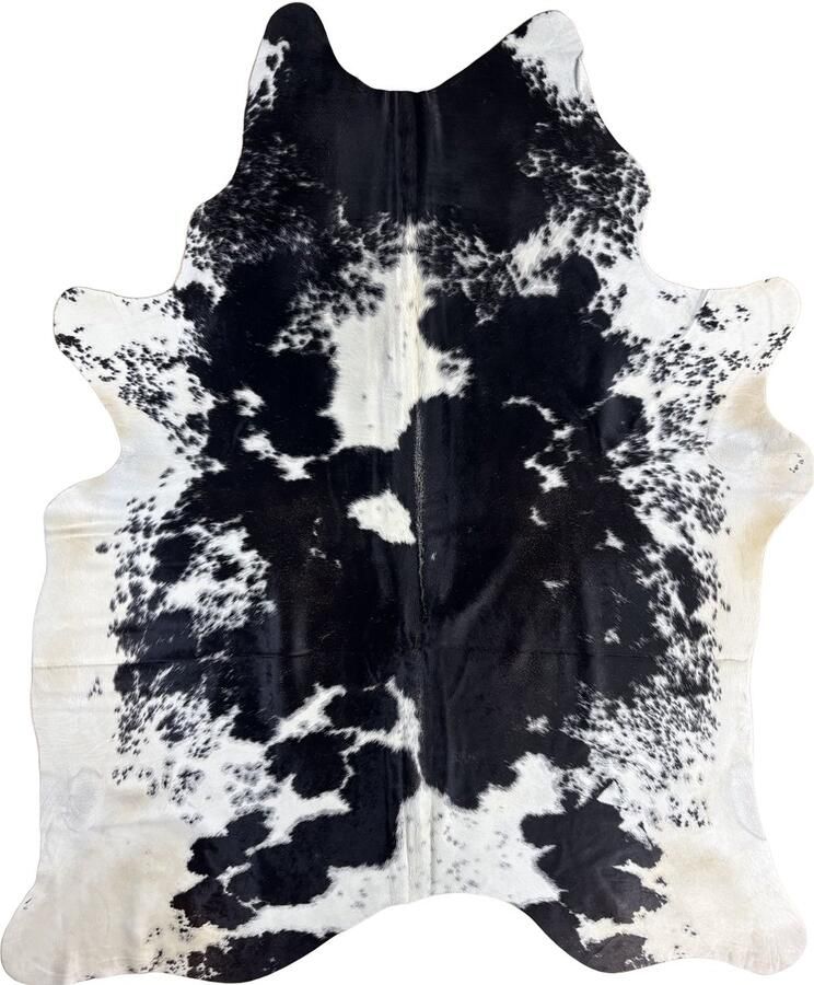 Koeienhuidvloerkleed.nl Koeienhuid Vloerkleed 226 cm x 187 cm Koeienkleed Koeienvel Dierenvel Dierenhuid Tapijt - Foto 2