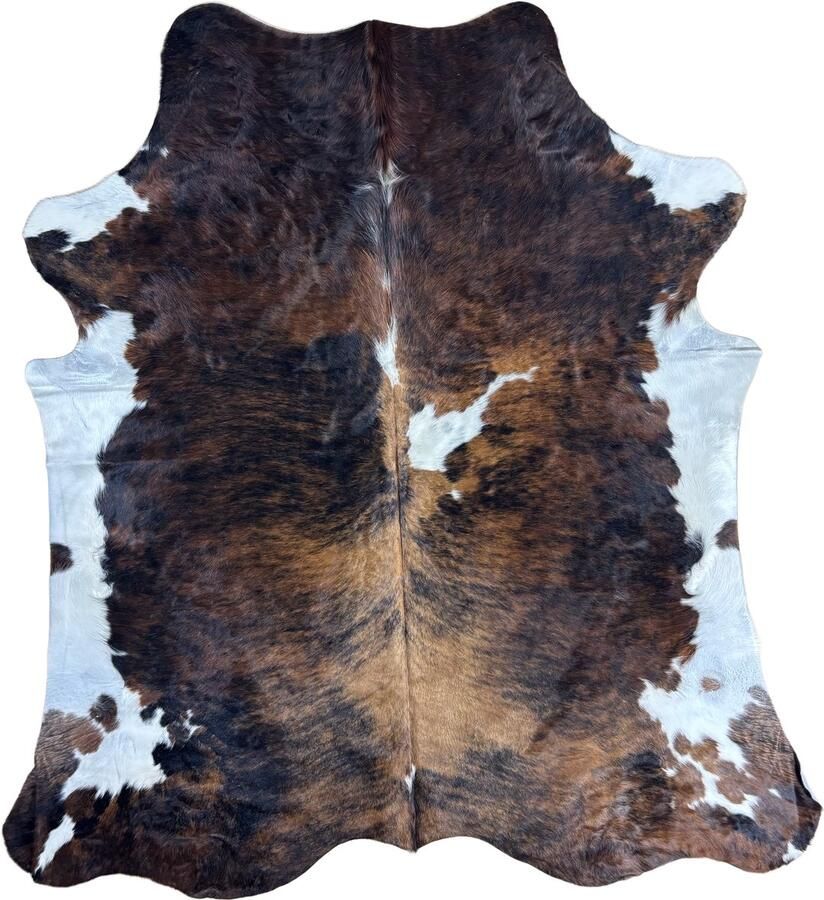 Koeienhuidvloerkleed.nl Koeienhuid Vloerkleed 228 cm x 209 cm Koeienkleed Koeienvel Dierenvel Dierenhuid Tapijt - Foto 2